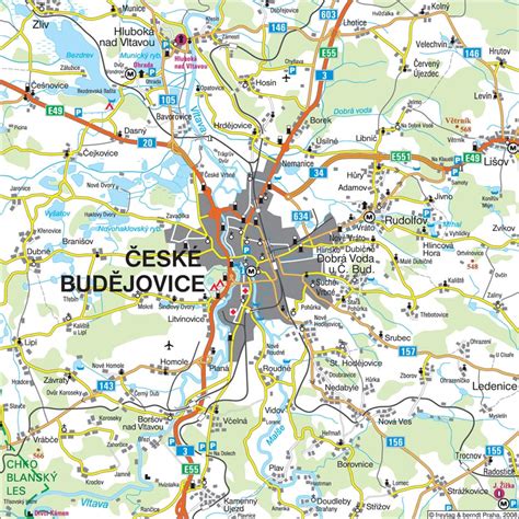 ceske budejovice mapa